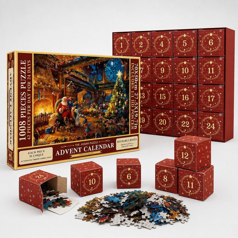 Christmas Puzzle Advent Calendar – 1008 Pieces