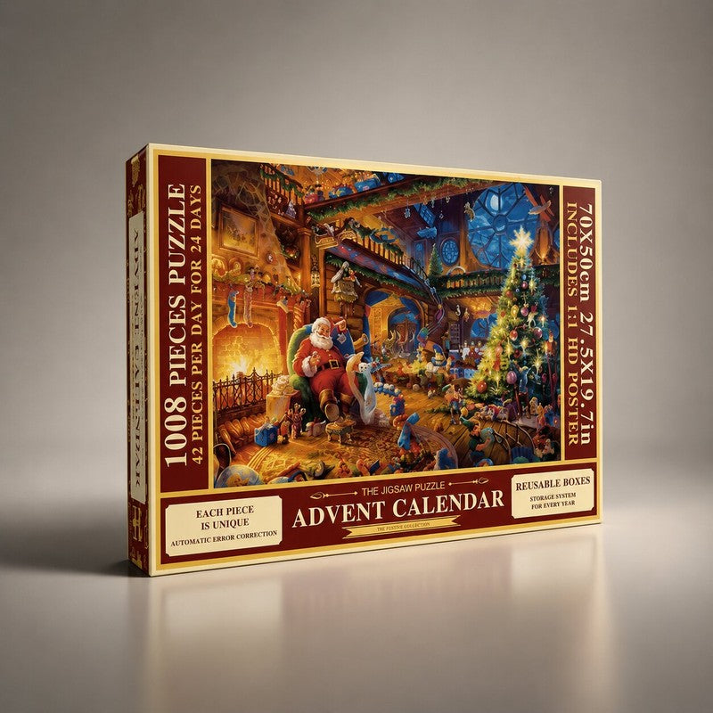 Christmas Puzzle Advent Calendar – 1008 Pieces