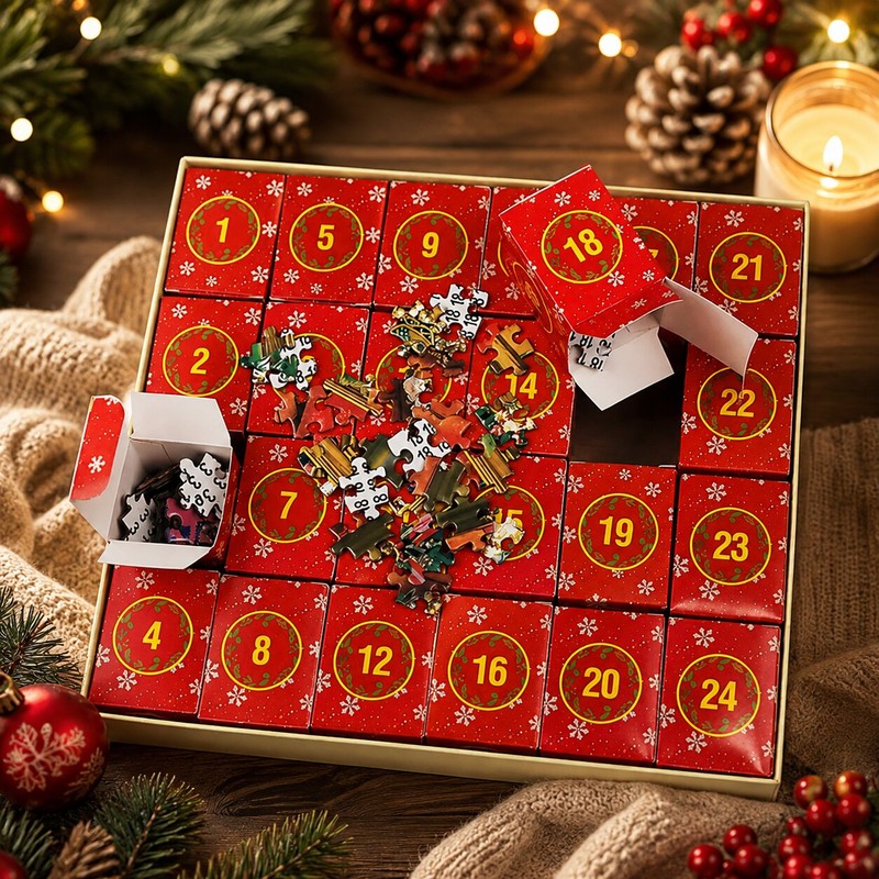 Christmas Puzzle Advent Calendar – 1008 Pieces