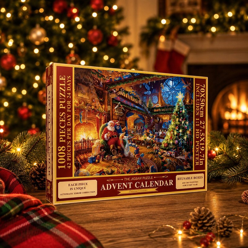 Christmas Puzzle Advent Calendar – 1008 Pieces