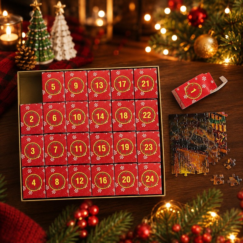 Christmas Puzzle Advent Calendar – 1008 Pieces