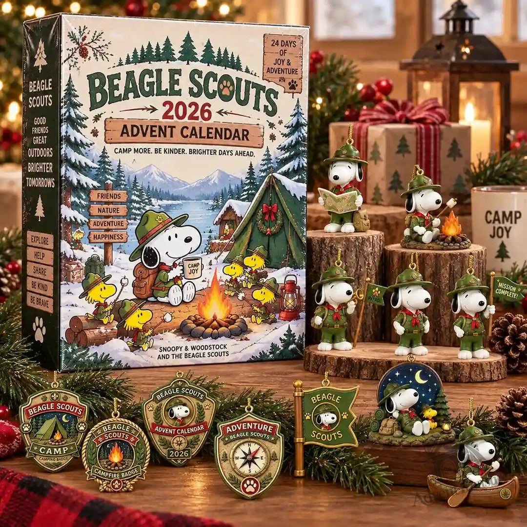 Snoopy Beagle Scout Advent Calendar 2026