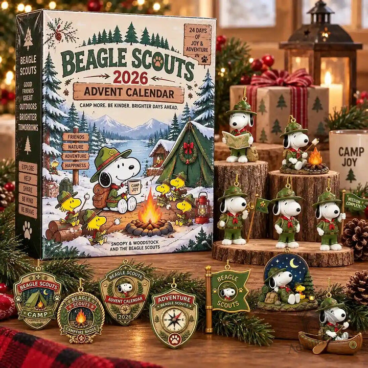 Snoopy Beagle Scout Advent Calendar 2026