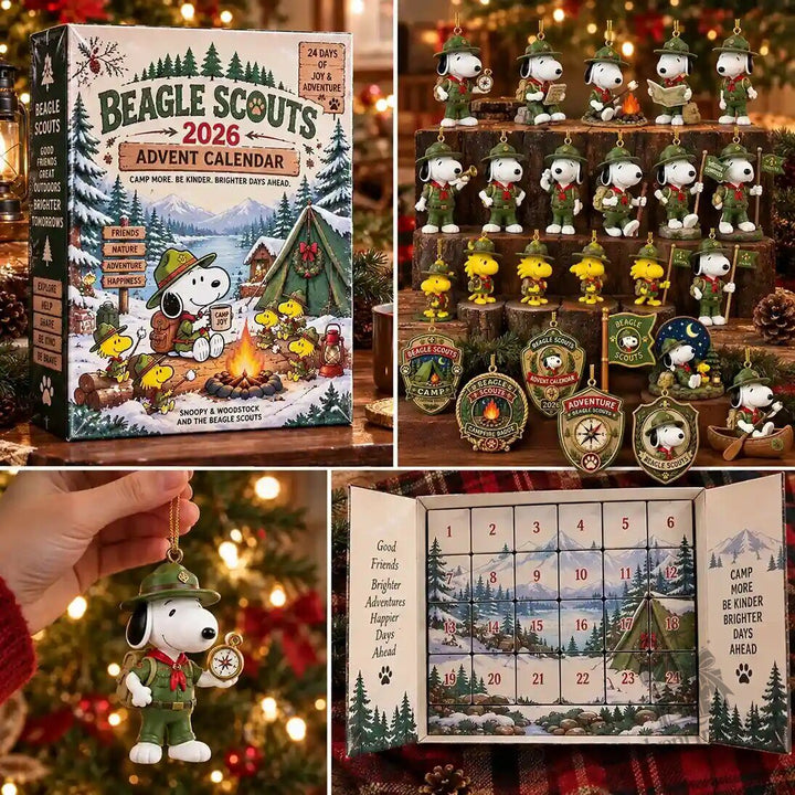 Snoopy Beagle Scout Advent Calendar 2026