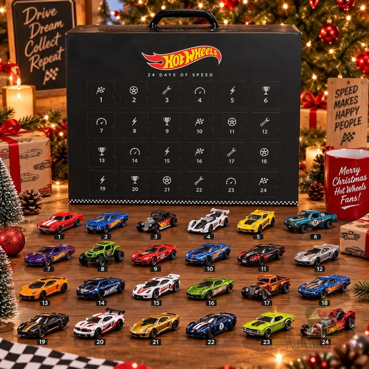 Hot Wheels Advent Calendar 2026 – 24 Miniature Surprises